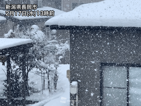 北陸はJPCZの影響で積雪急増 6時間で30cm以上のドカ雪に - ウェザー