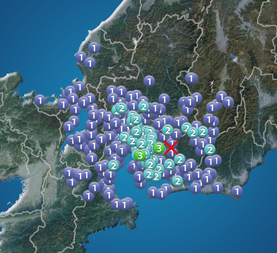 愛知県豊田市 東海市で震度3の地震 震源は愛知県西部 ウェザーニュース