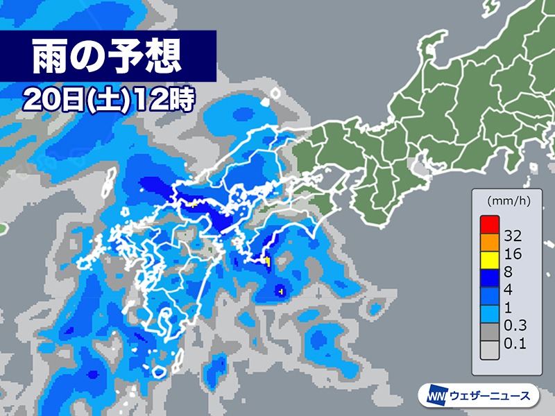 3月日 土 の天気 春分の日は雨の範囲広がる 西日本は局地的な激しい雨に警戒 ウェザーニュース