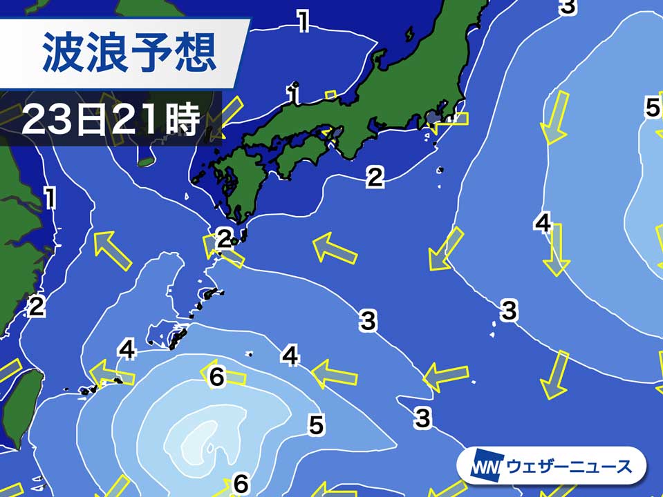 台風情報 非常に強い台風2号 沖縄は高波や強風に注意 ウェザーニュース