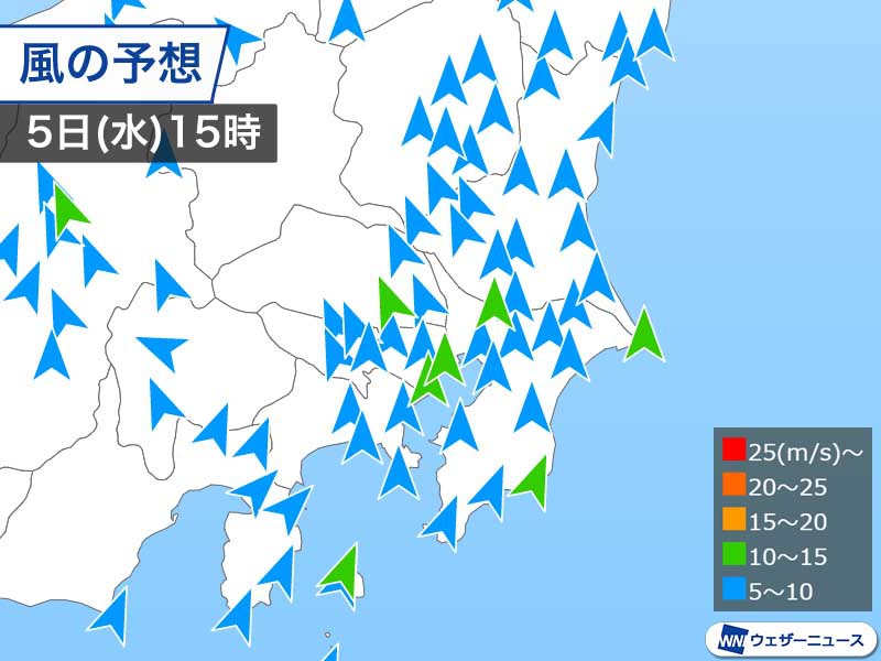 こどもの日の関東は鯉のぼりが暴れる強風 千葉では瞬間的に20M/S - ウェザーニュース