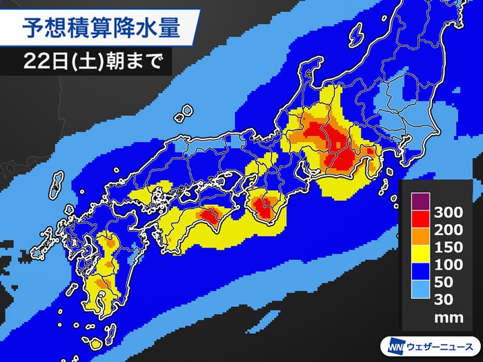 週間天気予報 明日にかけて大雨に警戒 週明けも梅雨空続く 5月21
