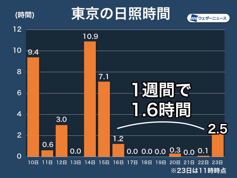 関東は久々に青空広がる 東京は8日ぶりに日差ししっかり届く ウェザーニュース