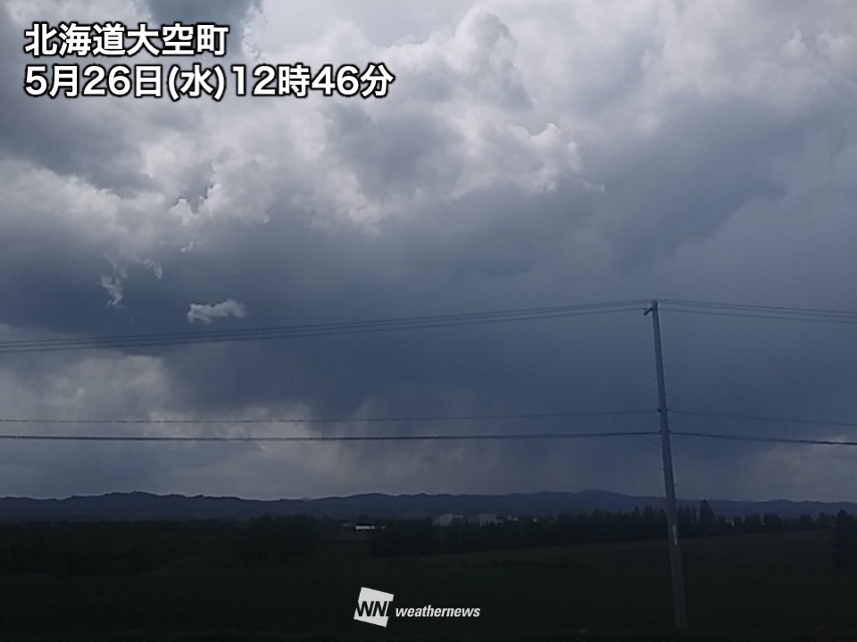 北海道は夕方にかけて急な雨 落雷 ひょうに注意 ウェザーニュース