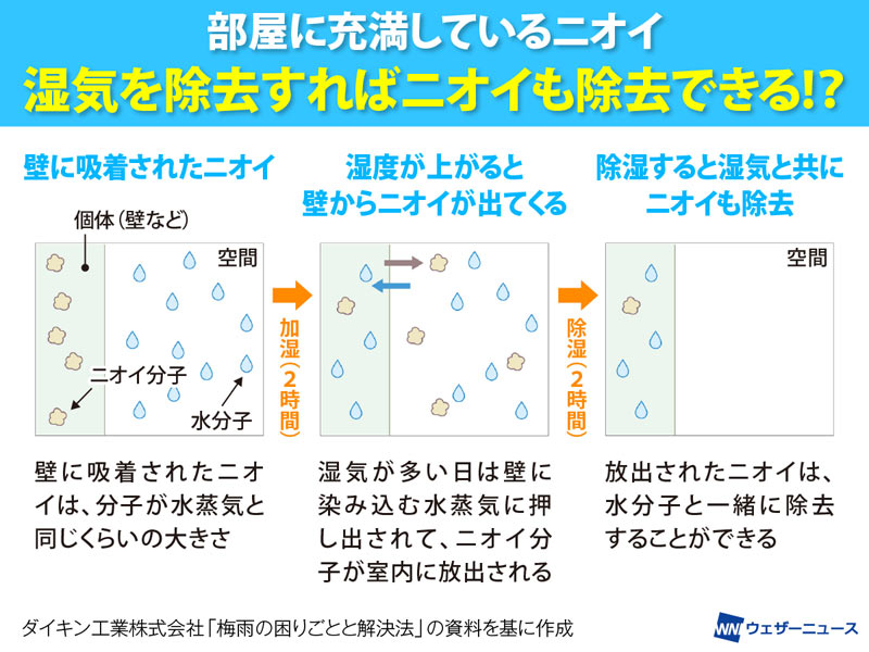 梅雨どき家の臭いを取る対処法とは ウェザーニュース