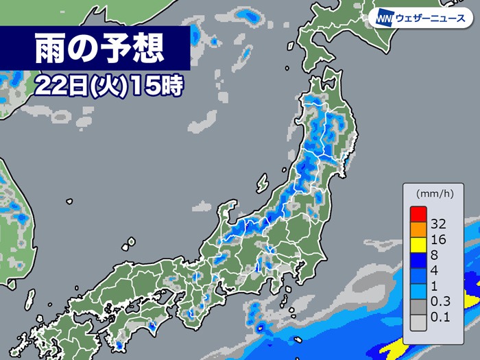 今日の天気 6月22日 火 広範囲で晴れ 内陸を中心に急な雨に注意 ウェザーニュース