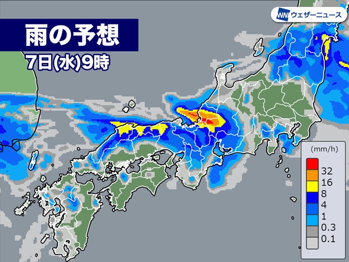 今日の天気 7月7日 水 東日本 西日本は日本海側で大雨警戒 ウェザーニュース