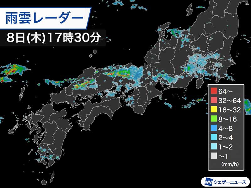 総雨量が400mm超の所も 西日本は10日(土)まで大雨に警戒が必要