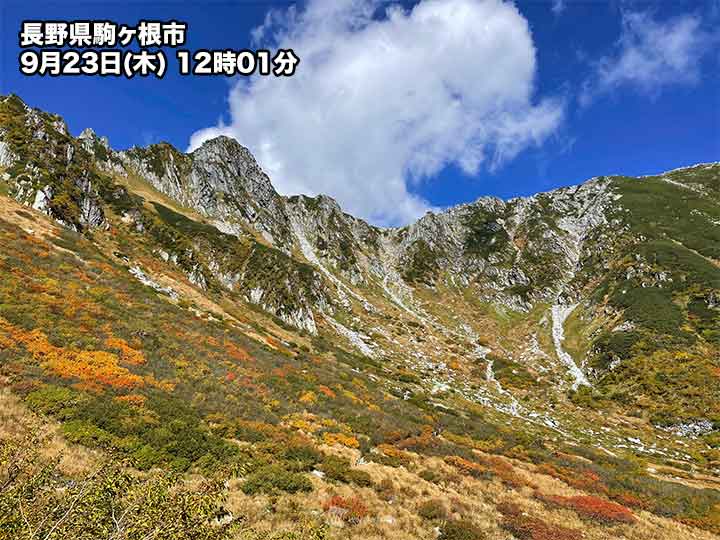 紅葉が見頃に 山間部では秋本番の彩 ウェザーニュース