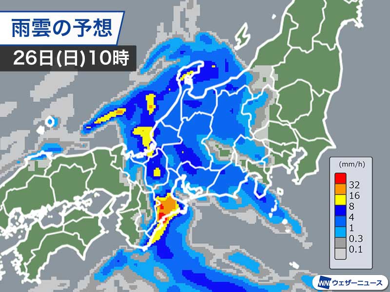 近畿や東海、北陸は天気急変注意 明日は激しい雨や落雷のおそれ - ウェザーニュース