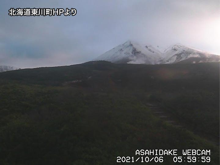 北海道大雪山系 旭岳で初冠雪 過去5番目に遅い観測 ウェザーニュース