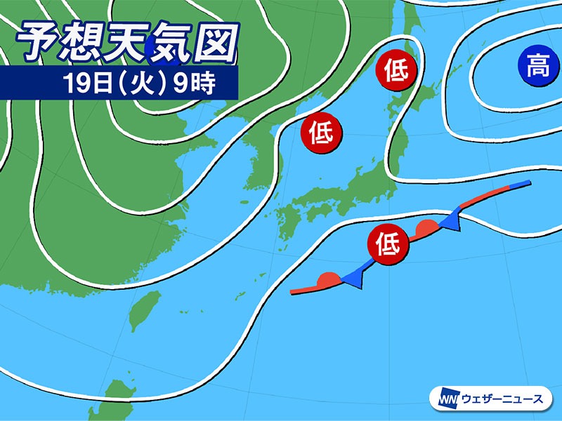 10年天気図: 明日の天気がひと目でわかる 10年天気図: 明日