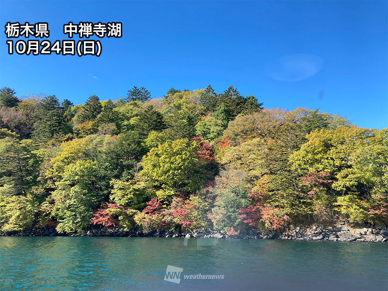 紅葉おすすめ情報 今週末は関東も日光 中禅寺湖などで見頃 ウェザーニュース