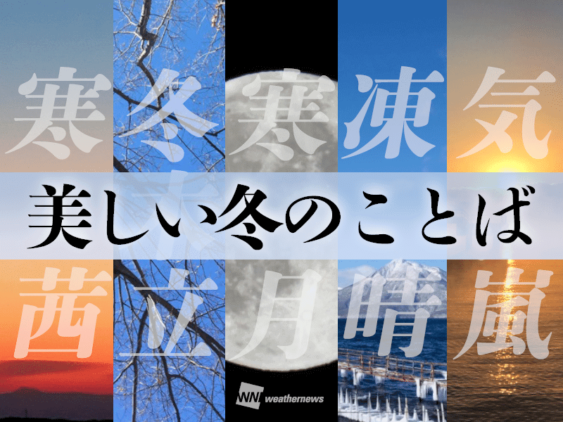 心惹かれる 日本の美しい冬のことば ウェザーニュース