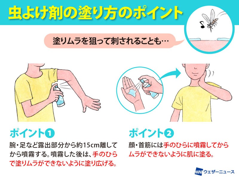 日焼け 止め 虫除け 順番 オファー