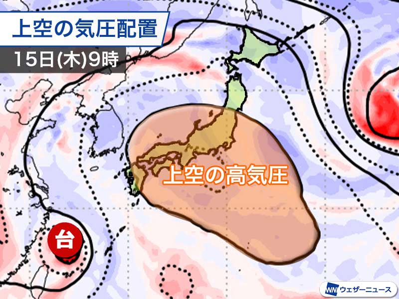 台風12号の動きを阻む高気圧 来週は時速10km未満に - ウェザーニュース