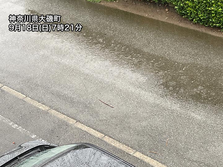 関東や静岡で局地的に激しい雨 道路冠水などに警戒 ウェザーニュース