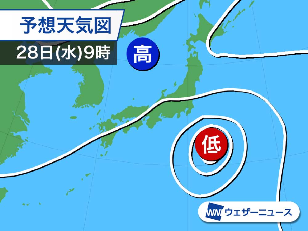 週間天気予報 熱帯低気圧の動向に注目 9月26日 月 10月2日 日 ウェザーニュース