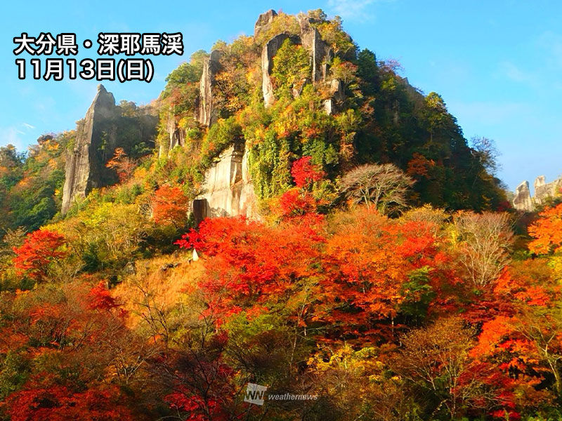 紅葉 週末のおすすめ情報 明治神宮外苑や嵐山で見頃シーズンに ウェザーニュース