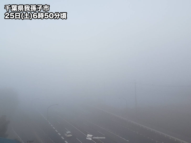 関東で霧が発生 視界の悪化に注意 - ウェザーニュース