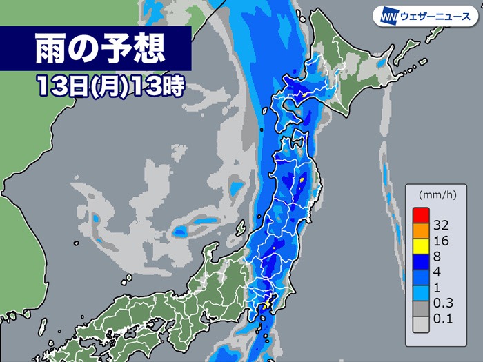 東海や北陸に発達した雨雲 関東は昼、北日本は午後は雷雨注意 東海や北陸に発達した雨雲 関東は昼、北日本は午後は雷雨注意