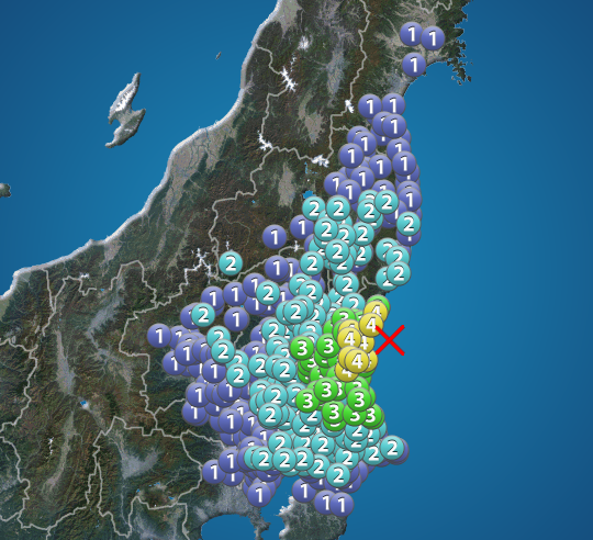 茨城県沖で地震 最大震度4 津波の心配なし - ウェザーニュース