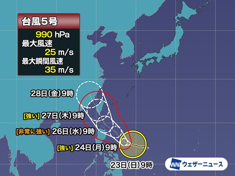 Typhoon Toksuri: Developing Rapidly Towards Taiwan – Weather News