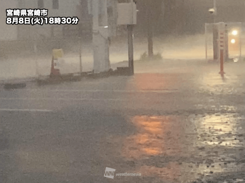 九州南部は段々と風雨が強まる 今夜からは九州全域で暴風雨に要警戒