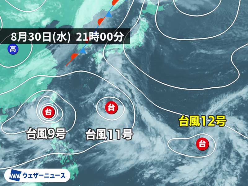 台風12号（キロギー）発生 日本の南へ北上 強雨に注意 - ウェザーニュース