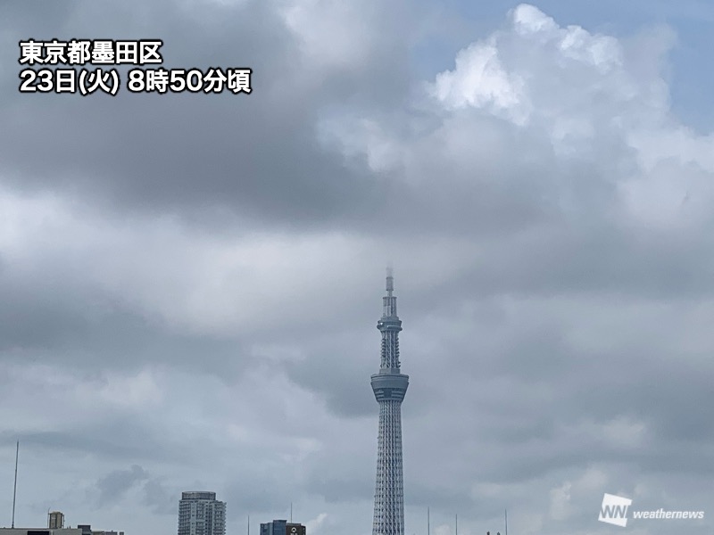 関東はすっきりしない空 内陸山沿いを中心に雨の可能性 - ウェザーニュース