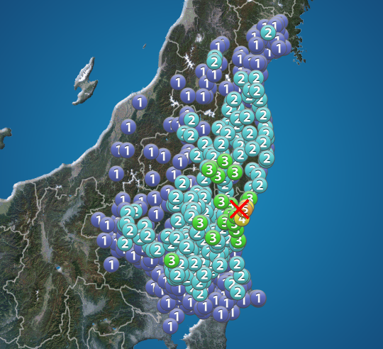 茨城県北部でM5.1の地震　日立市で震度5弱　津波の心配なし