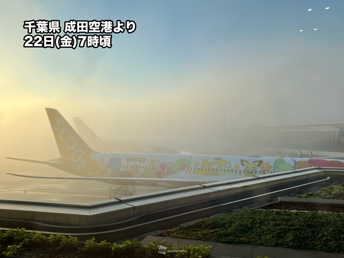 今朝は関東などで濃霧が発生 視界の悪化に注意 - dメニュー天気