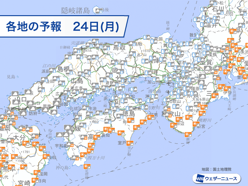 三連休は西日本で大雪警戒 寒波の最終盤に強い寒気が南下 - dメニュー