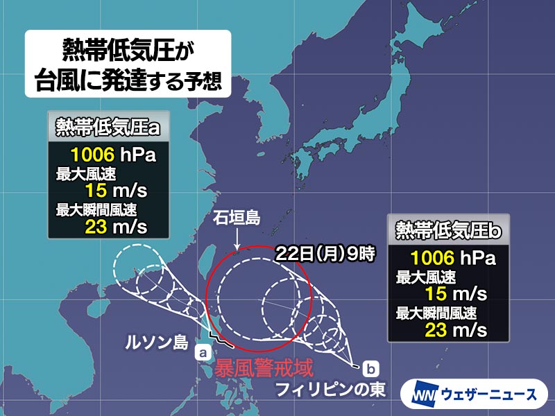 週間天気予報 秋雨前線で強雨注意 猛暑落ち着き東京は25℃を