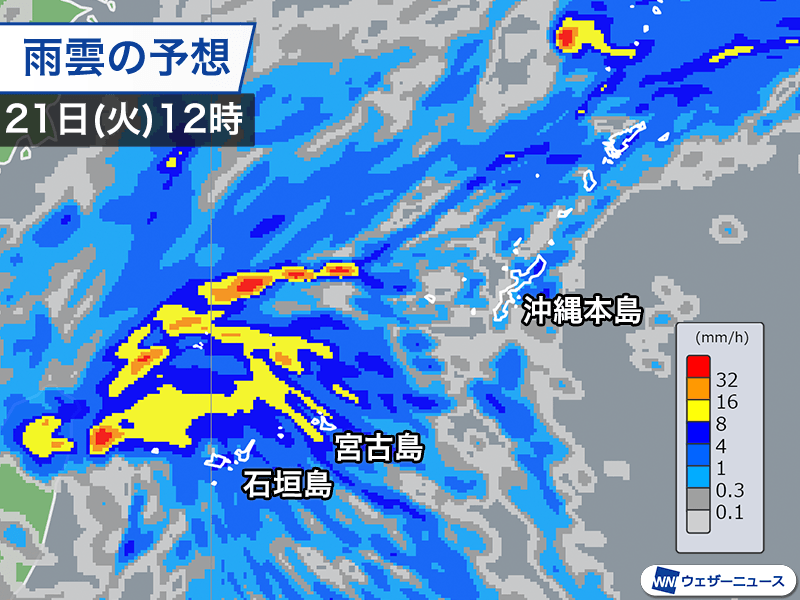 油彩　雨上がりの午後、明日の予報は晴れ 明日10月21日(火)の天気予報 全国的に曇りや雨 北海道山沿いは積雪注意