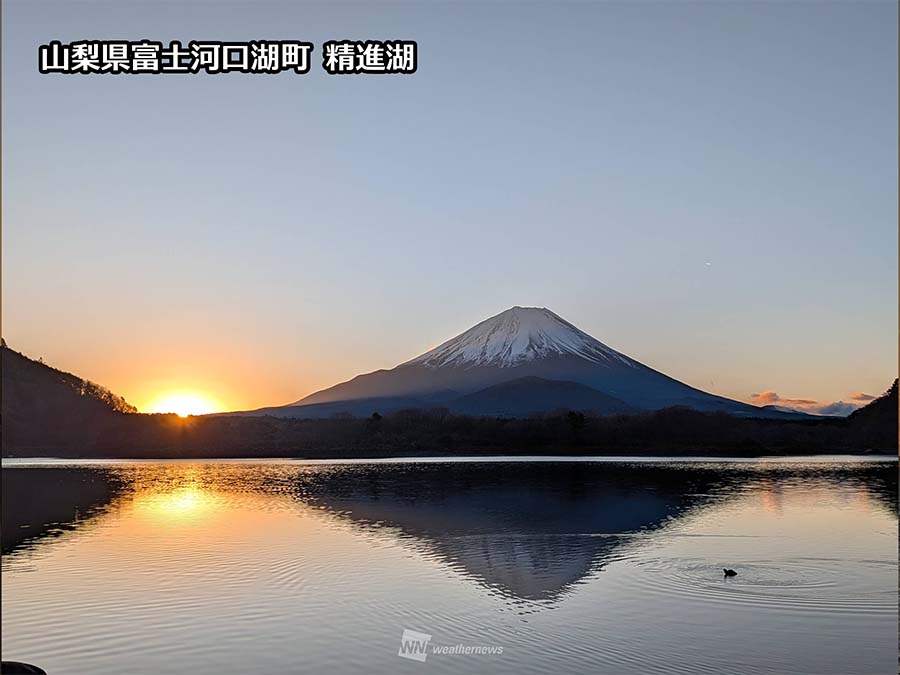 写真＞2026年の初日の出 晴れた太平洋側も水平線に雲が多め