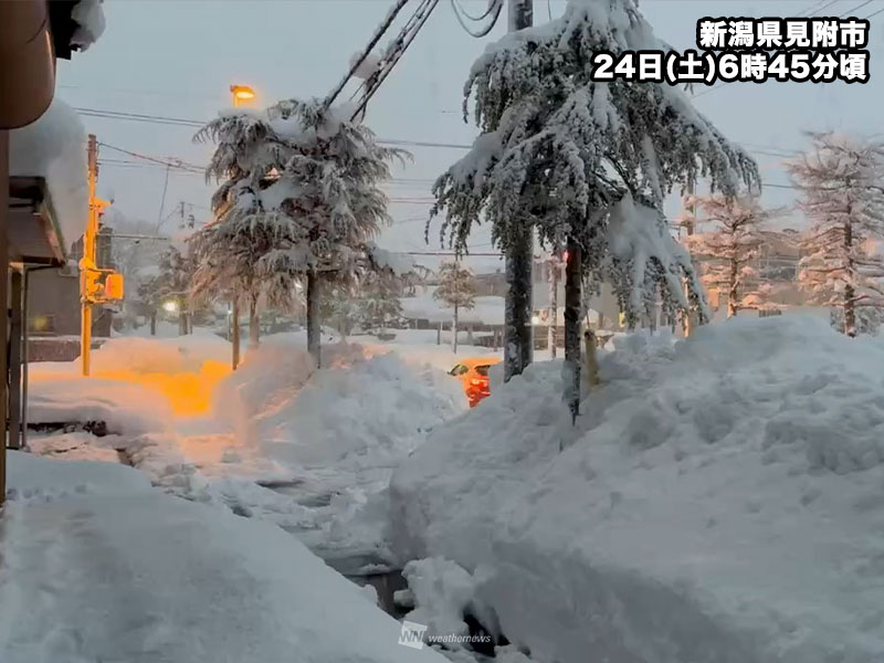寒波後半戦の大雪に警戒 北陸では新たに1m超の積雪予想も