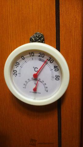 家の中にある温度計...