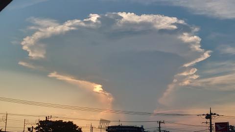 東京で発生した巨大積乱雲 注目の空の写真 ウェザーニュース