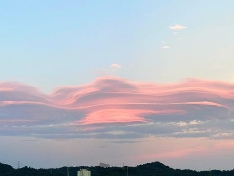 お疲れ様です 珍しい雲の出現に 滋賀県湖南市 Sunachan ウェザーニュース