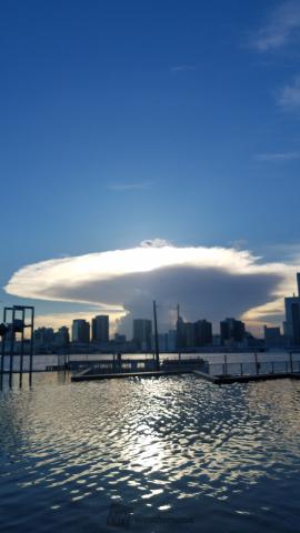 関東南部に かなとこ雲 注目の空の写真 ウェザーニュース