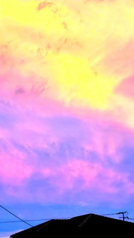 燃えるような夕焼け 注目の空の写真 ウェザーニュース