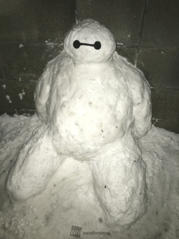 雪だるま完成 注目の空の写真 ウェザーニュース