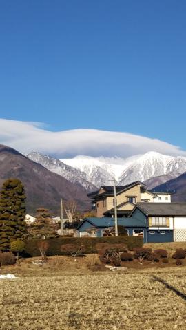 日本アルプスを眺める 注目の空の写真 ウェザーニュース