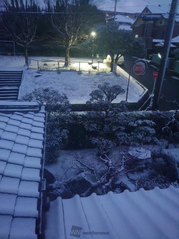 愛知県など東海も積雪 注目の空の写真 ウェザーニュース