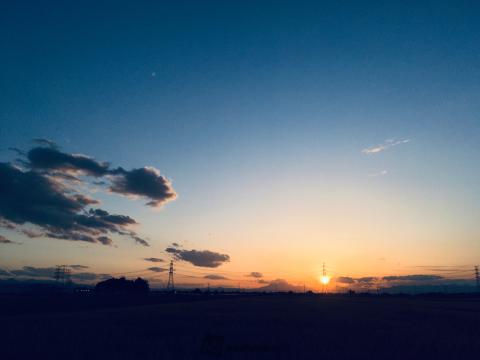 キレイな夕日 夕焼け 注目の空の写真 ウェザーニュース