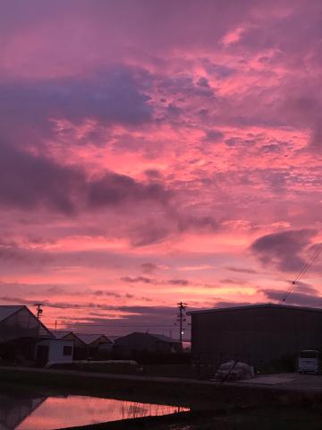 キレイな夕日 夕焼け 注目の空の写真 ウェザーニュース