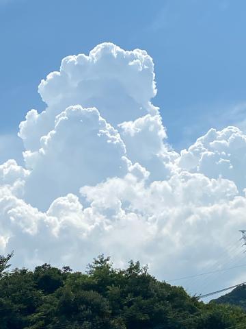 モクモク発達した入道雲 注目の空の写真 ウェザーニュース