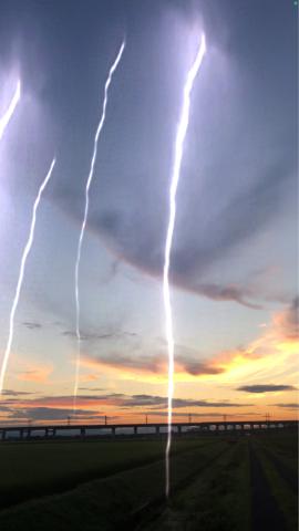 Ar雷で豊作祈願 注目の空の写真 ウェザーニュース