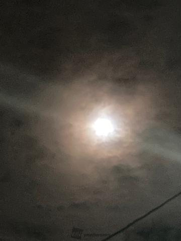 曇り月